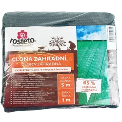 Rosteto Vrtni paravan 65 % - 5 x 1 m, zelen z očmi