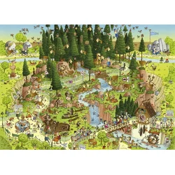 Heye Puzzle Mad ZOO: Exposition Black Forest 1000 kosov