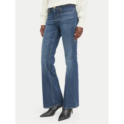 Guess Jeans hlače W6BAJ7 D2097 Modra Boot Fit