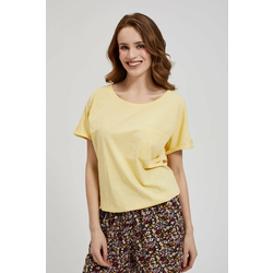 Marisse Womens Blouse L-Ts-4354 L.Yellow