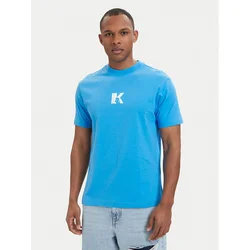 Karl Lagerfeld Jeans Majica A1M17044 Modra Regular Fit
