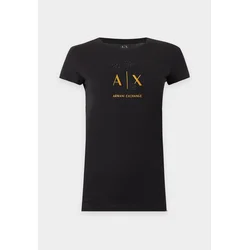 ARMANI EXCHANGE Majica rumena/črna