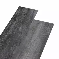 Samoljepljiva podna daska 32 pcs Sjajna siva 4,46 m2 PVC