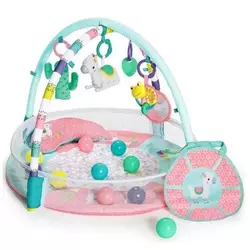 Bright starts podloga za igru 4 u 1 Rounds of fun Activity gym & ball pitt 12063