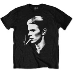 David Bowie Majica Smoke Unisex Black XL