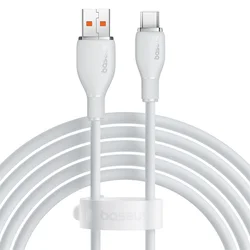 BASEUS Kabel USB-A – USB-C Pudding 100 W, 1,2 m – bel
