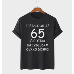 MAFIMI Majica Trebalo mi je 65 Godina, Crna