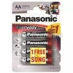 PANASONIC baterije LR6EPS/4BP -AA 4kom 3+1F Alkaline Every