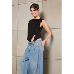 Trendyol Milla Ženska bluza, Crna