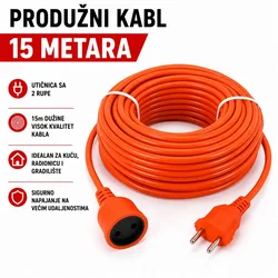 Siguran produžni kabl 15m