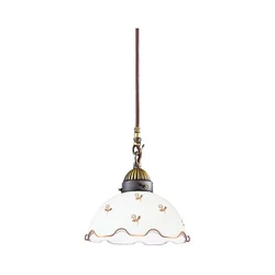 Kolarz 731.30.160 - Luster na sajli NONNA 1xE27/75W/230V, prečnik 20 cm, u obliku cveta, u boji roze zlata