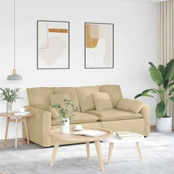 Modularna sofa s jastucima sivo-zelena