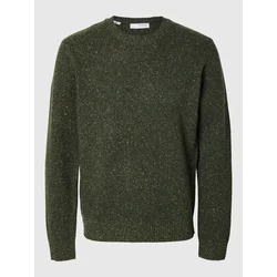 SELECTED Pulover SLHNEIL večbarvno zelena