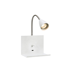 Markslöjd 107140 - prigušiva zidna svetiljka sa USB LOGI 1xGU10/7W/230V
