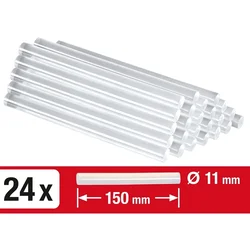 Einhell 24-delni set patrona za pištolje za vruće lepljenje 11x150 mm