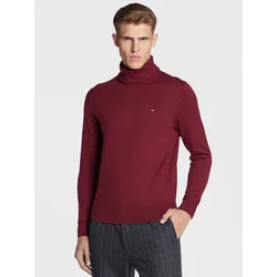 Tommy Hilfiger Golf Pima MW0MW28048 Bordo rdeča Regular Fit