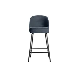 Moder žameten barski stol (višina sedeža 64 cm) Vogue – WOOOD