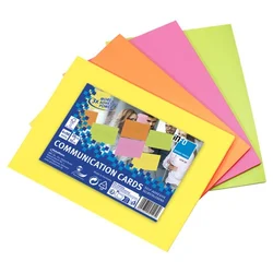Samolepljivi blok za sastanke 200x150mm, 4x50 listova, brillant mix Info Notes ( 09BK05 )