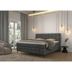 Boxspring Krevet Scarlett 180/200 cm , siva