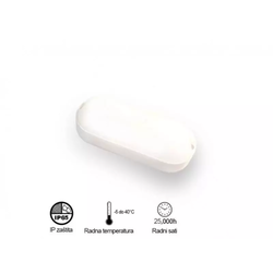 BBLINK LED SVETILJKA BL1 ELIPSA BELA 12W 4000K IP54