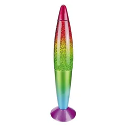 GLITTER RAINBOW DEKORATIVNA SVJETILJKA  E14 1X MAX G45 15/VIŠEBOJNA/IP20