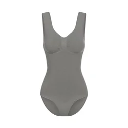 cfab Oblikovanje postave Tank Bodysuit Sculpting Shapewear mit Slip grafit