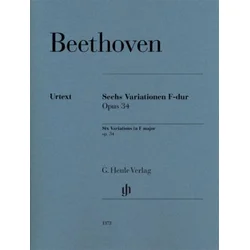 BEETHOVEN:SIX VARIATIONS IN F-DUR OP.34