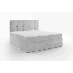 Esposa BOXSPRING POSTELJA 140 cm x 200 cm , tekstil svetlo siva