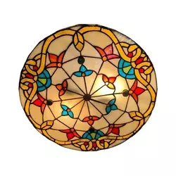 Brilagi - Tiffany vitražna plafonska lampa MIRABELLA 3xE27/60W/230V prečnik 40 cm