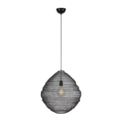 Markslöjd 108772 - Luster na sajli TAZZA 1xE27/40W/230V crna