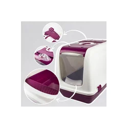 Paws & Whiskers Toalet za mačke 5092-3, Ljubičasta
