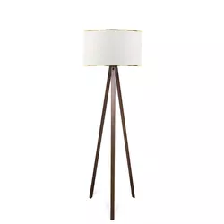 OPVIQ AYD 2984 Podna lampa, Drvena, E27, Bela