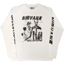 Nirvana Incesticide (Back & Sleeve Print) White XL Majica