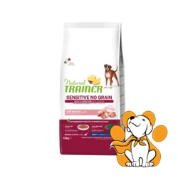 Natural Trainer Sensitive No Grain Medium&Maxi Adult Pork 12kg, Bez Žitarica
