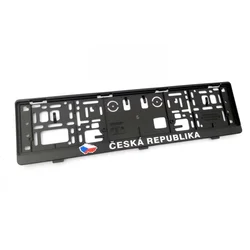 License Plate Frames (3D, Česká Republika, 2pcs)