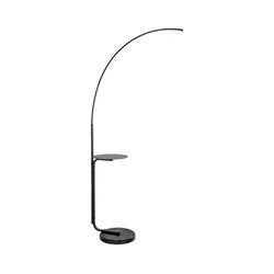 LED stojeća lampa sa stolićem LED/20W/230V 3000-6500K crna