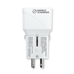 Polnilec/adapter USB-A/USB-C, mednarodni, 20 W