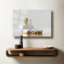 Wallity Dekorativna slika na kaljenom staklu, 50x70cm, Šarena