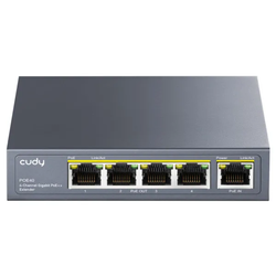 Cudy POE40 Mrežni ruter 60W/30W Gigabit POE+ Extender, 802.3af/802.3at Standard, 100m, Metal