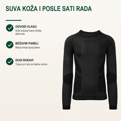Tekton Pro Gornji deo termo veša Activ T-Shirt, Crni