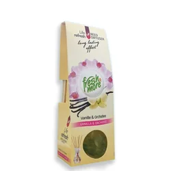 Fresh&More Osveživač prostora sa štapićima Vanilla & Orchid, 35 ml
