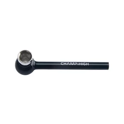 Champ High Black Glass Pipe