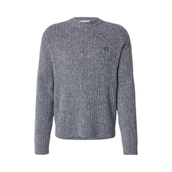 Calvin Klein Jeans Pulover temno siva / bela