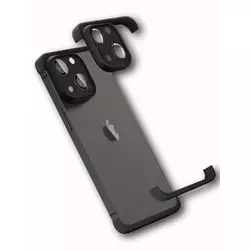 LENS PROTECTOR IPHONE 14 CRNA SILIKONSKA ZASTITA