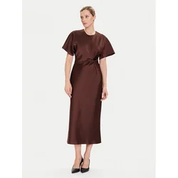 Rinascimento Cocktail obleka CFC0125718003 Rjava Regular Fit