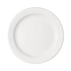 BAUSCHER plitev krožnik z robom System, bel, premer 257 mm