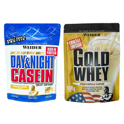 Weider Protein paket - Whey + Casein