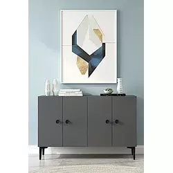 HANAH HOME Komoda Pella 120 Anthracite