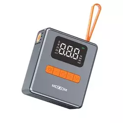 Moxom Multifunkcionalna pumpa sa power bankom MX-AC03, 1800mAh, Crna
