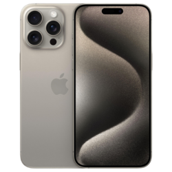 APPLE obnovljen pametni telefon iPhone 15 Pro Max 8GB/512GB, Natural Titanium